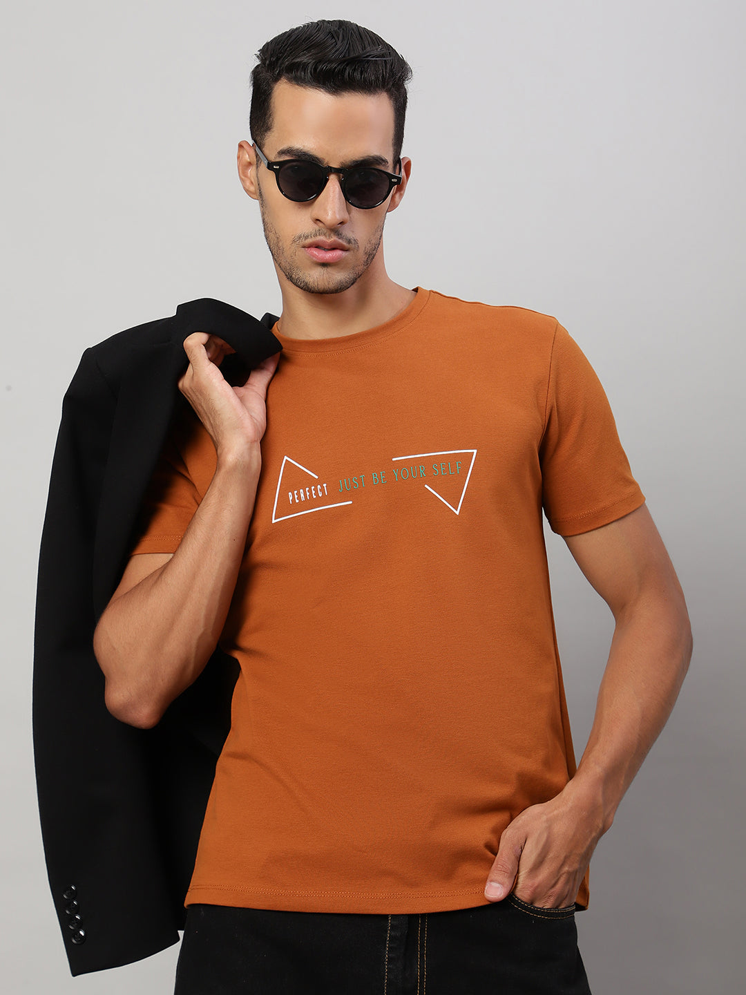 Mens Basic Round Neck T Shirts