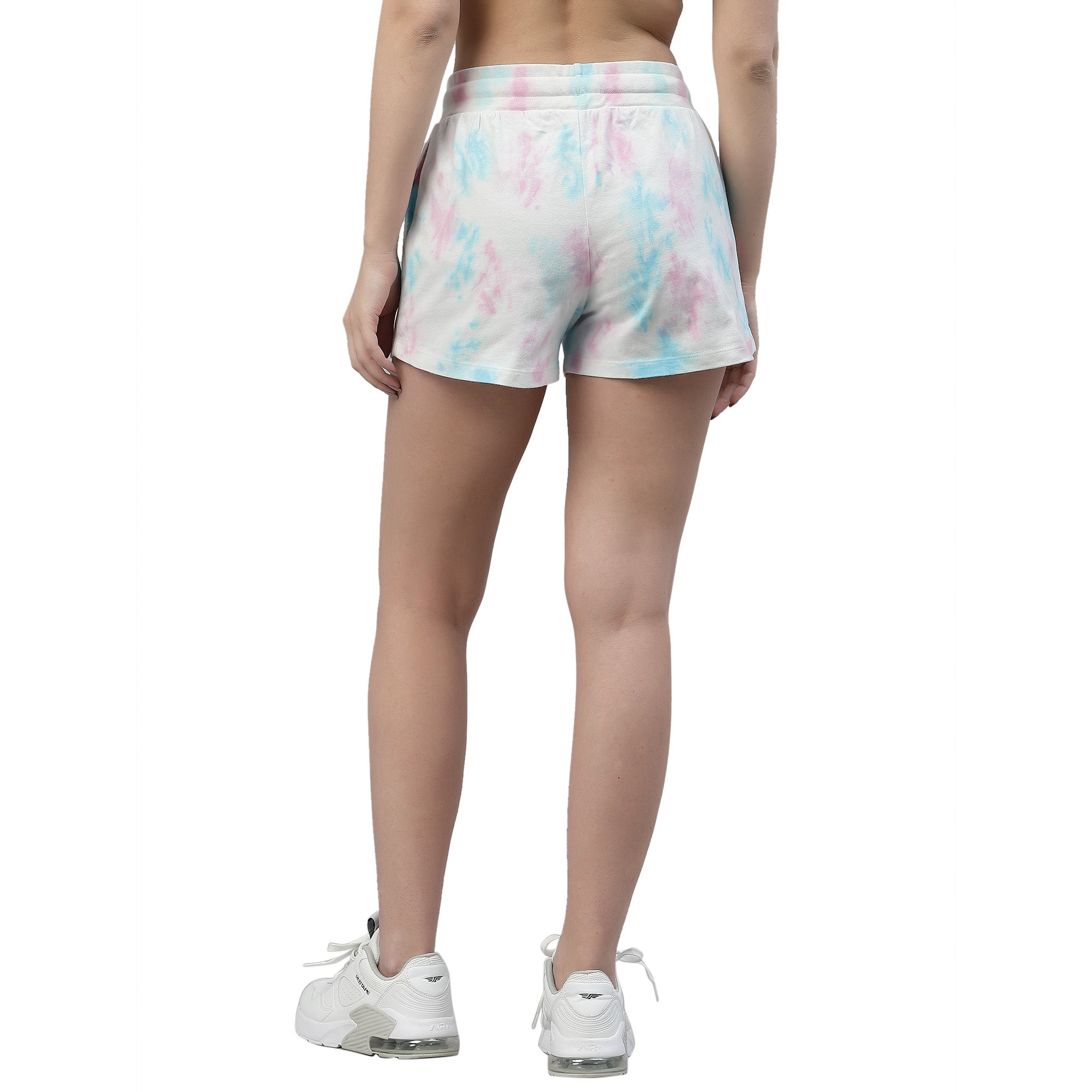 Womens Crumple Tie n Dye Shorts