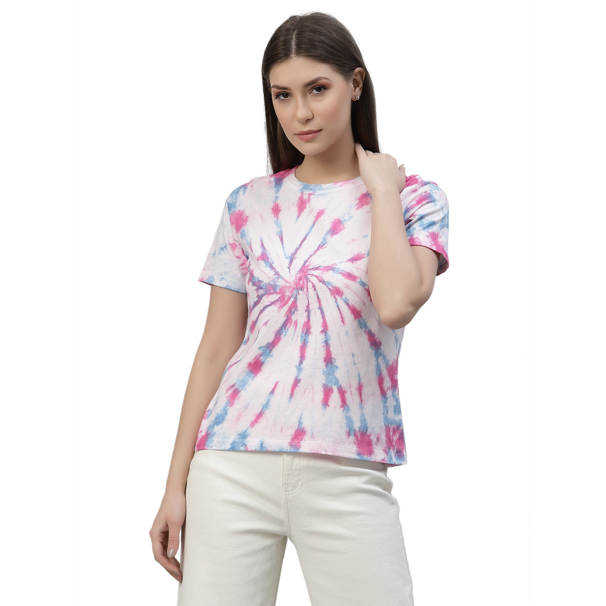 Womens Spiral Tie n Dye T-Shirt