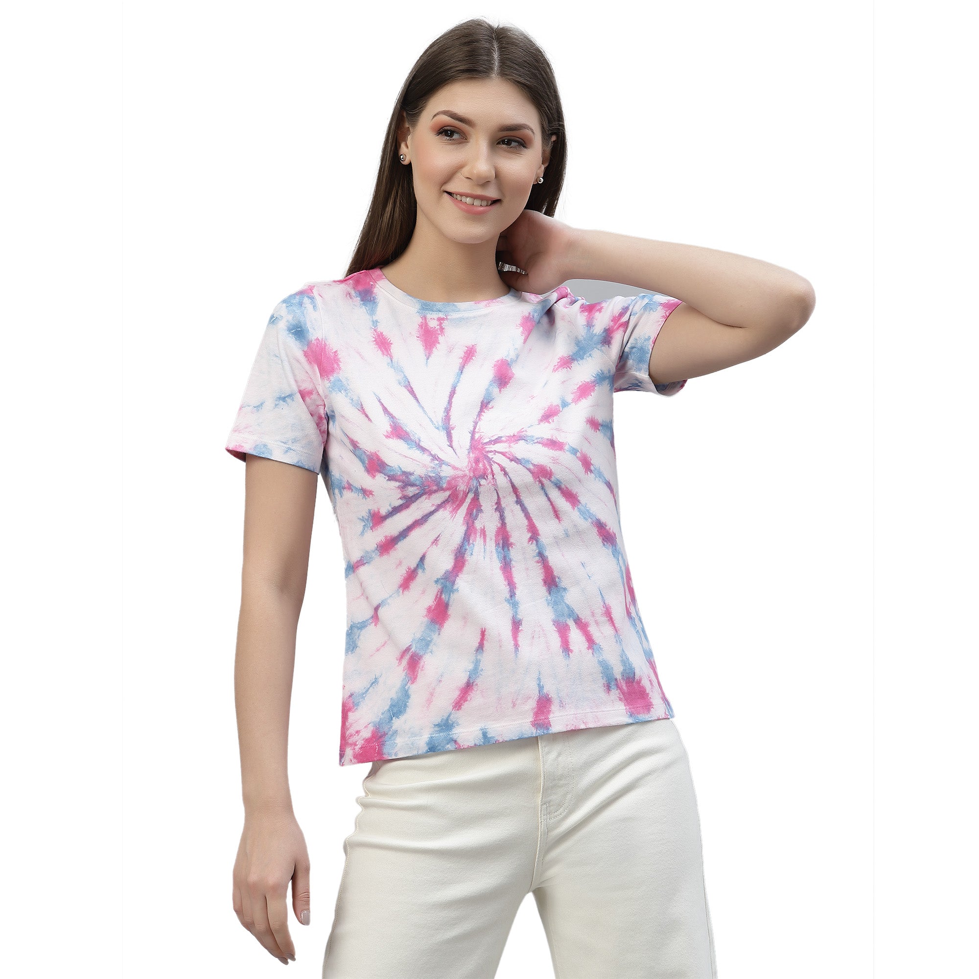 Womens Spiral Tie n Dye T-Shirt