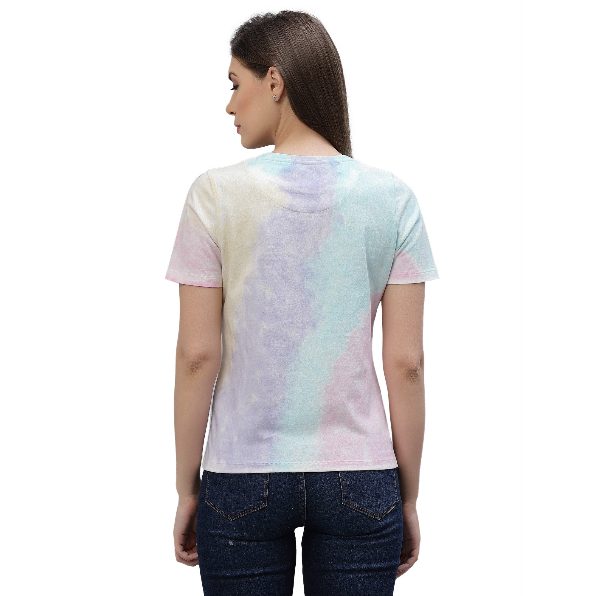 Womens Crumple Tie n Dye T-Shirt