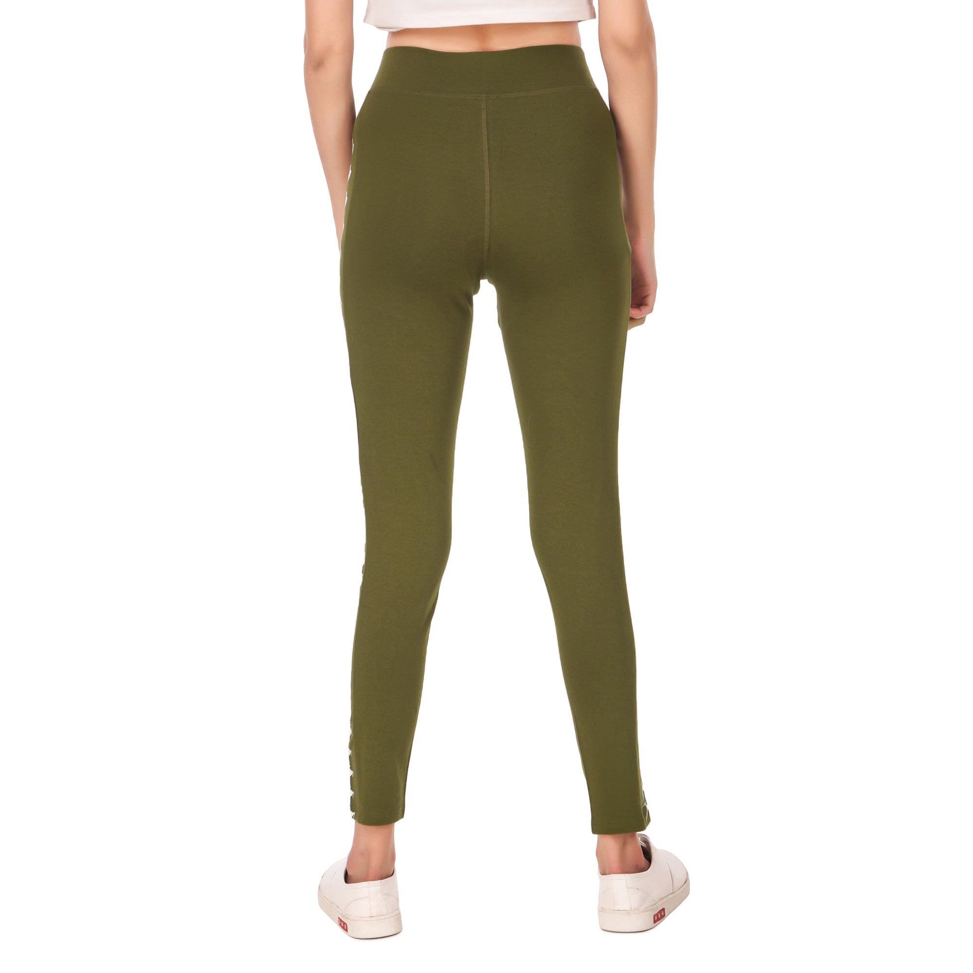 Womens Premium Green Leggings