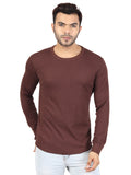 Mens Solid Full Sleeves T-Shirt