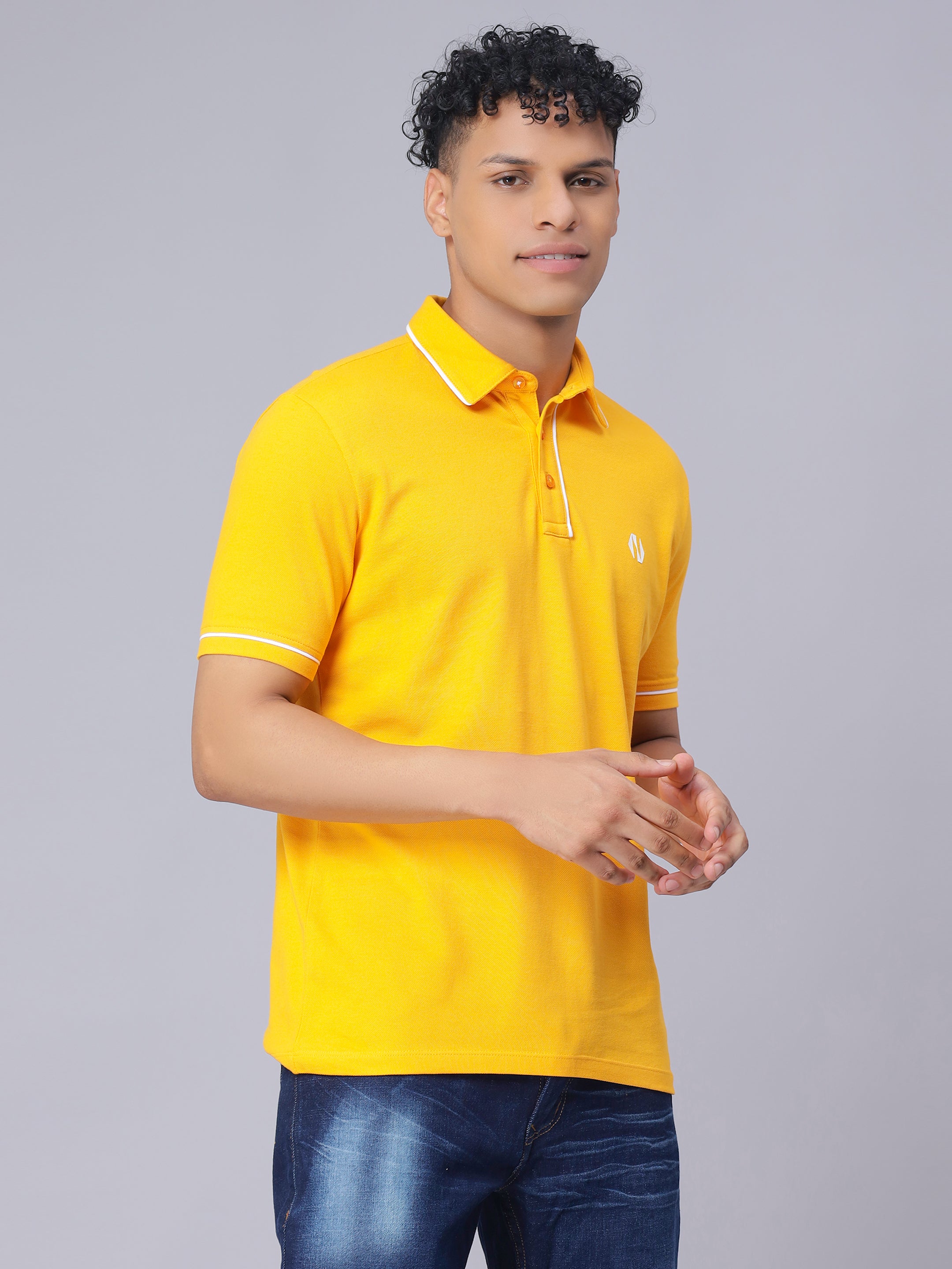 Nimble PURPLE Label  Regular Polo T-shirt With UV Protection for Men