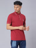 Nimble PURPLE Label  Regular Polo T-shirt With UV Protection for Men