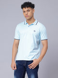 Nimble PURPLE Label Cotton Stretch Regular Polo T-shirt for Men