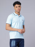 Nimble PURPLE Label Cotton Stretch Regular Polo T-shirt for Men