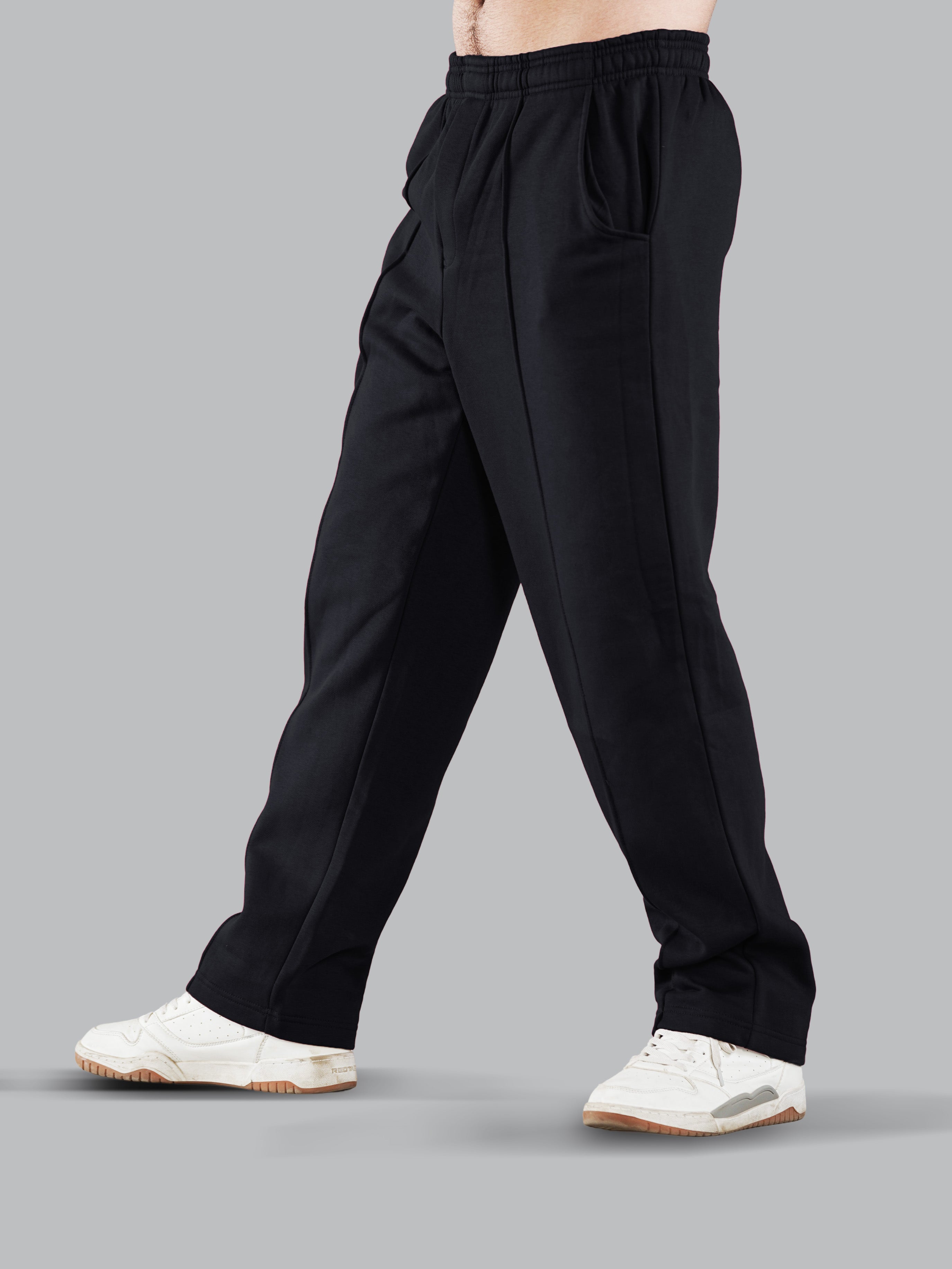 Nimble Relaxed Fit Stitched Crease Fleece Trackpant