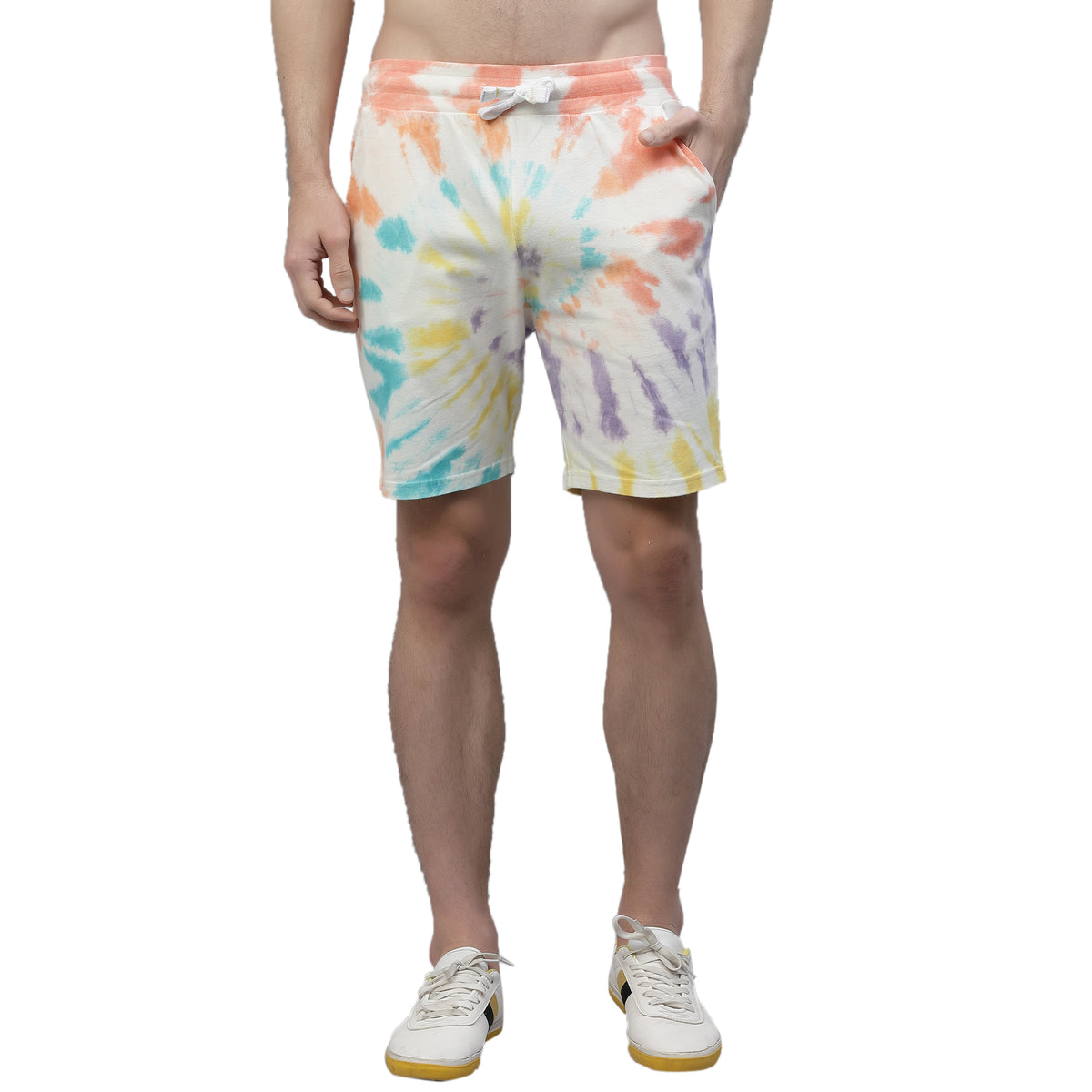 Mens Spiral Tie n Dye Shorts