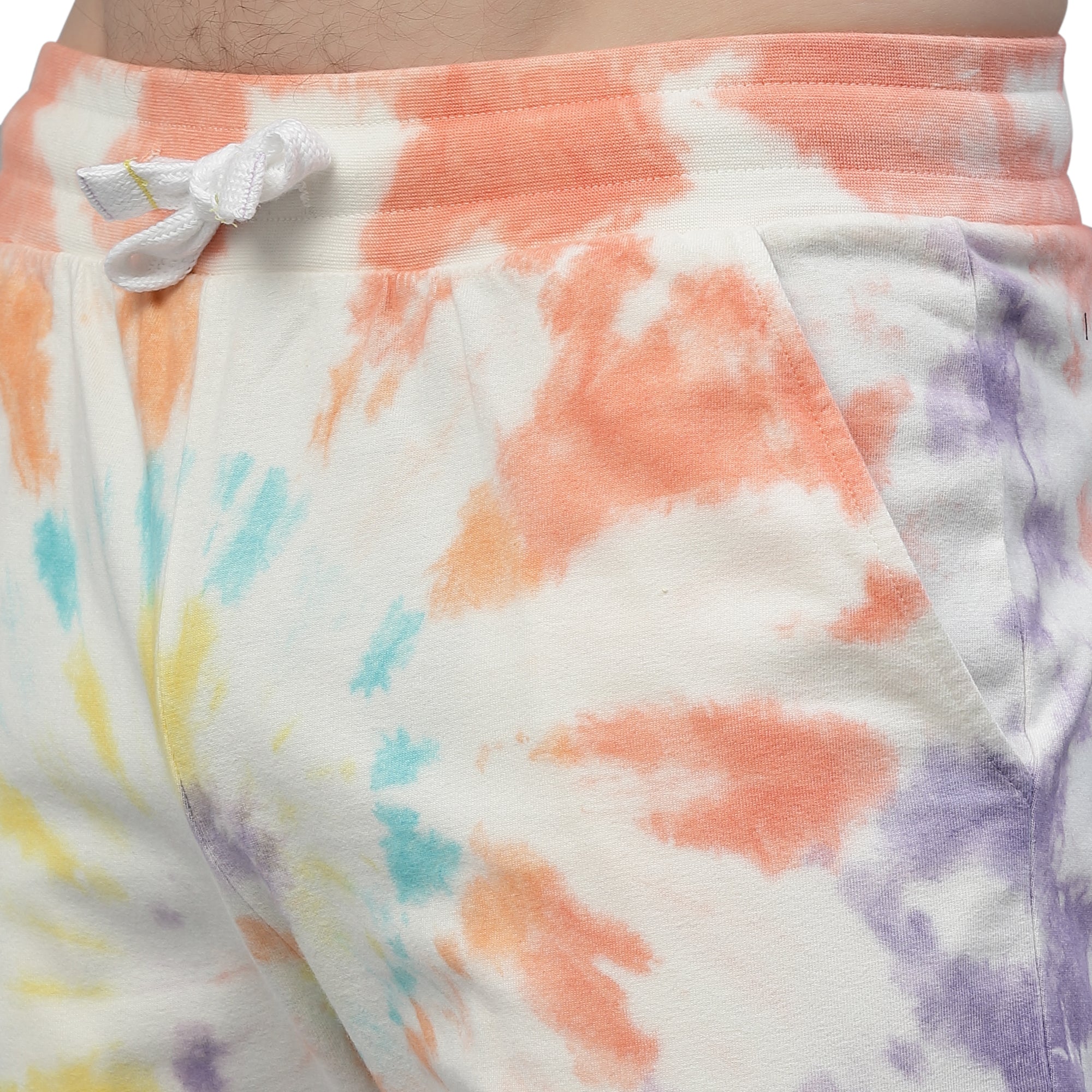 Mens Spiral Tie n Dye Shorts