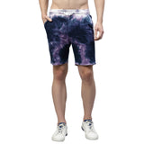 Mens Navy Tie n Dye Shorts