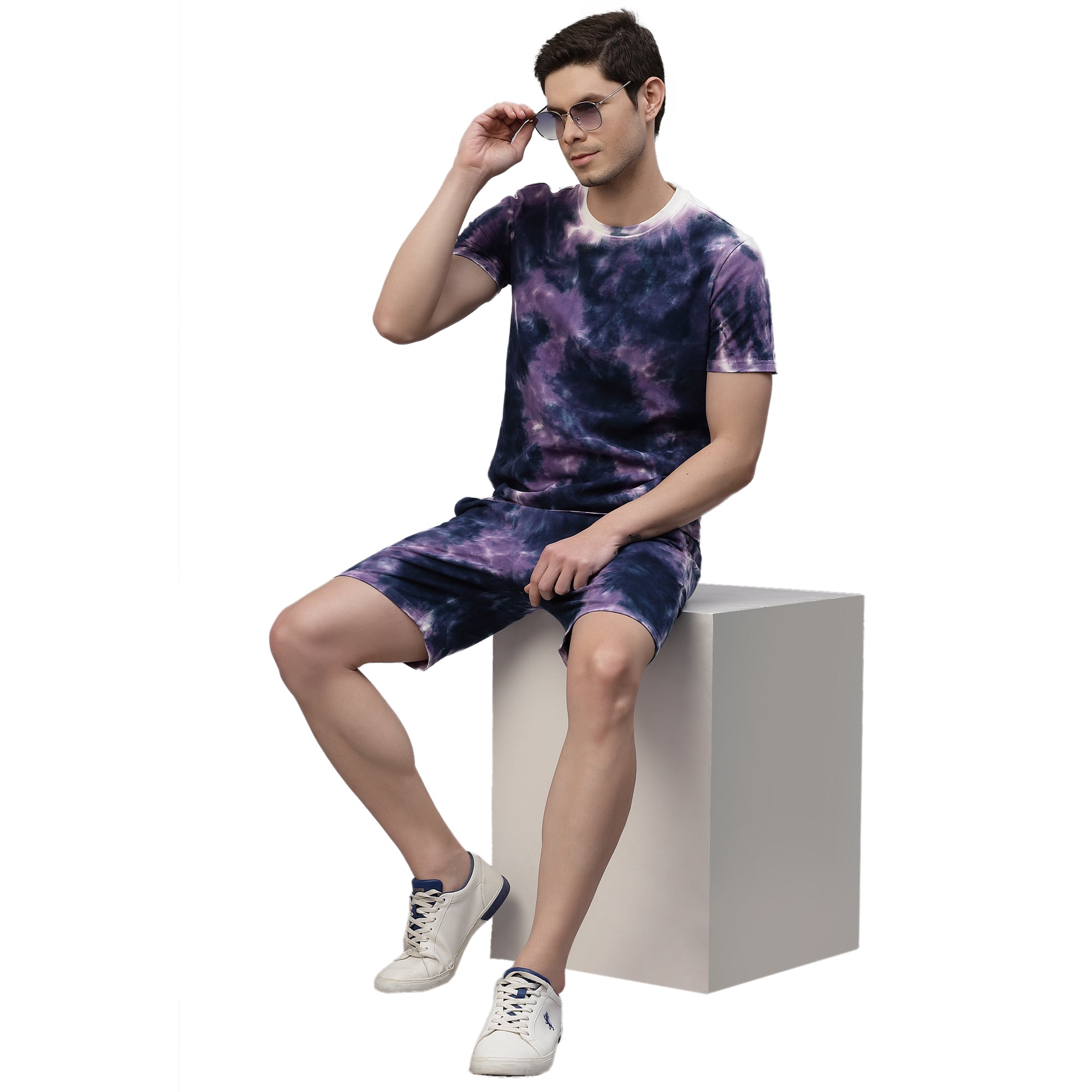 Mens Tie n Dye Shorts Co-ords