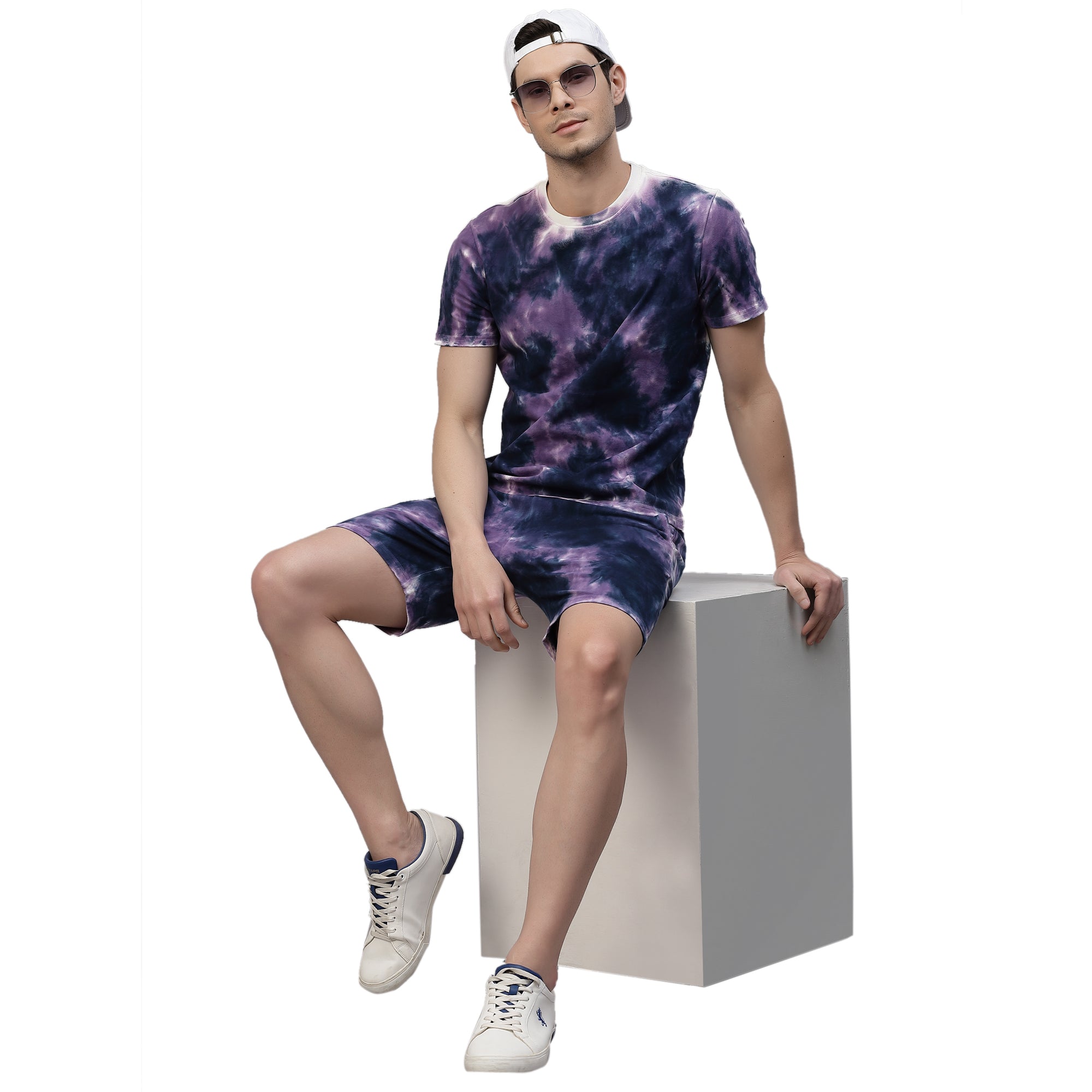 Mens Tie n Dye Shorts Co-ords