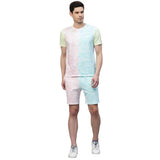 Mens Crumple Tie n Dye Shorts Co-ords