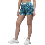 Womens Crumple Tie n Dye Shorts