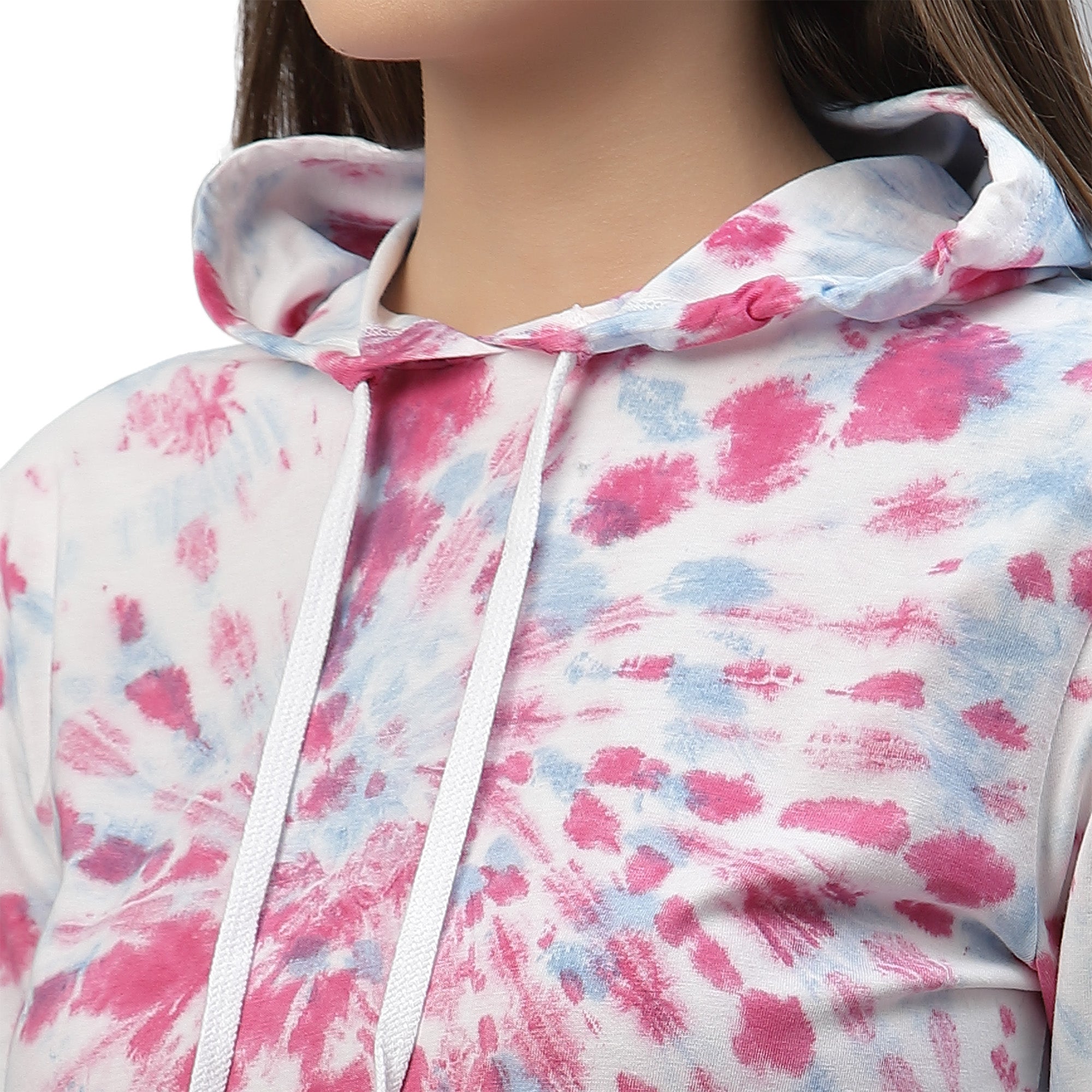 Womens Spiral Tie n Dye Hoodie Co-ords