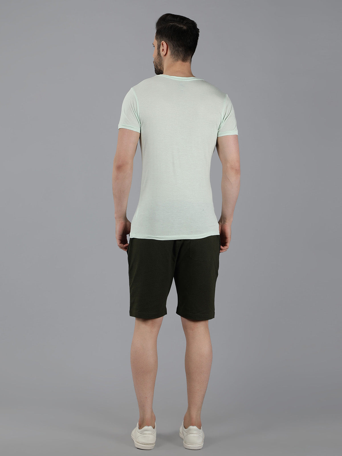 Premium Green T-Shirt & Shorts Co-Ord Set for Men