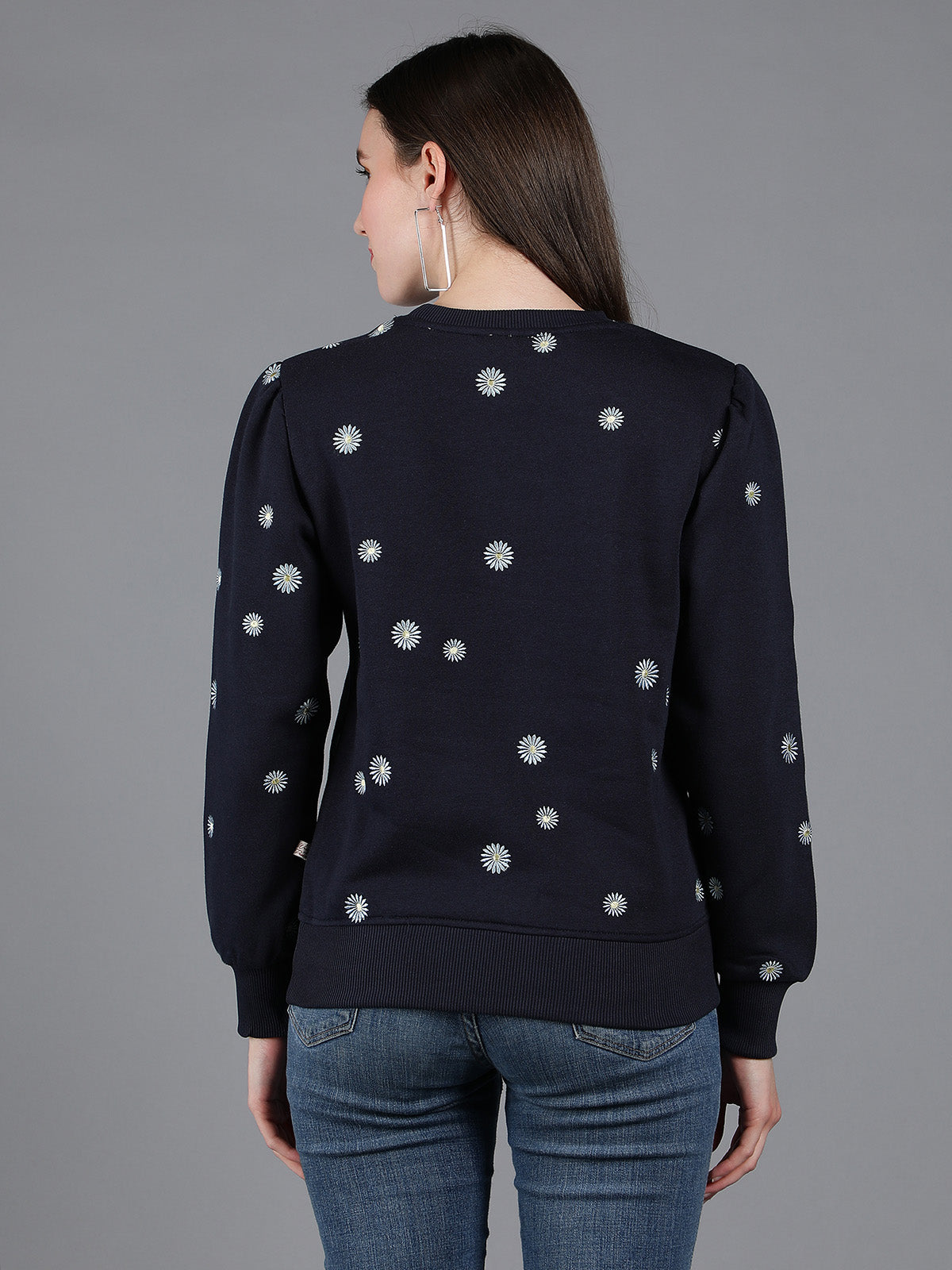 Womens Embroidered Sweatshirt