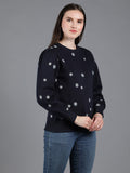 Womens Embroidered Sweatshirt