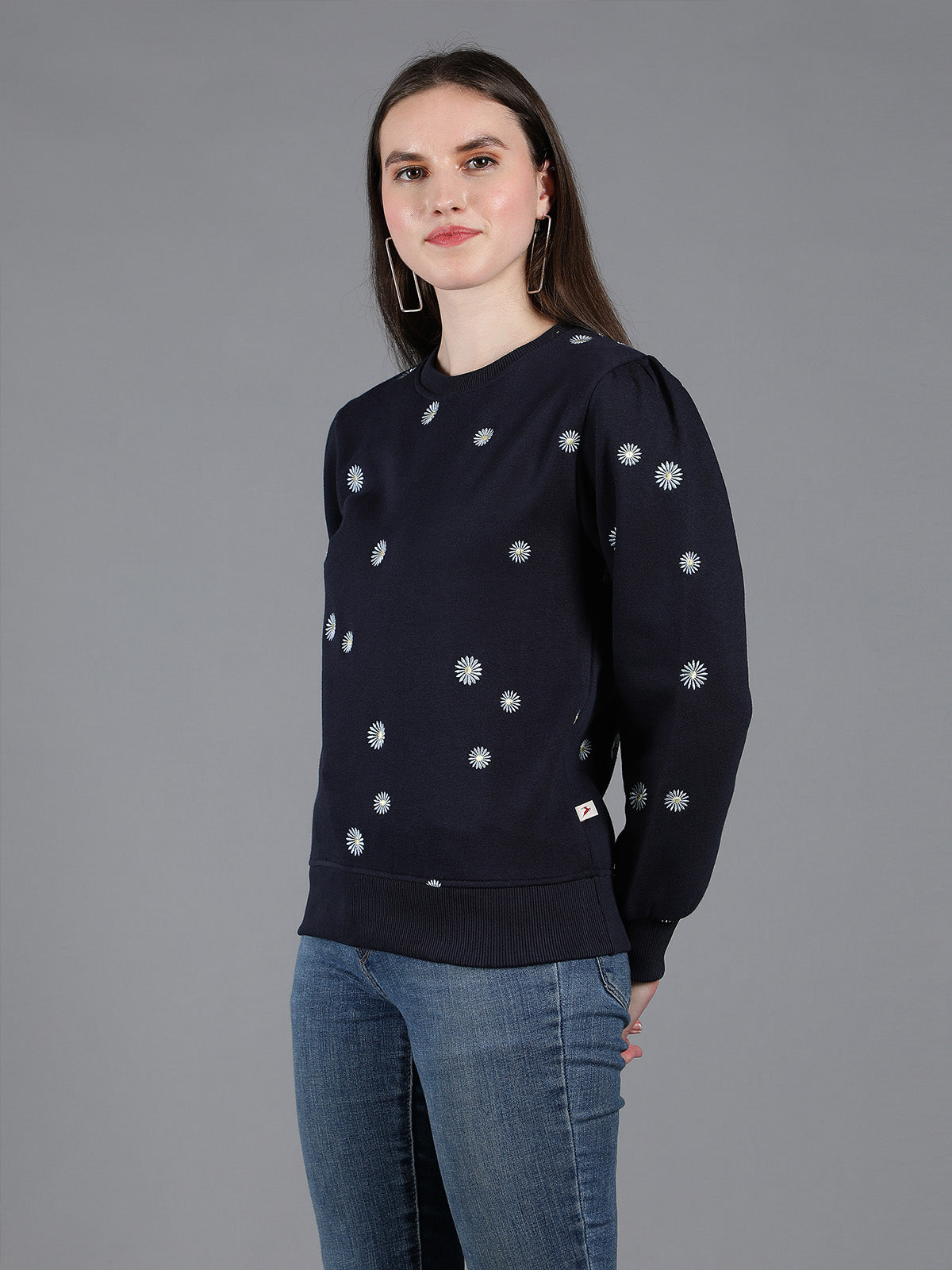 Womens Embroidered Sweatshirt